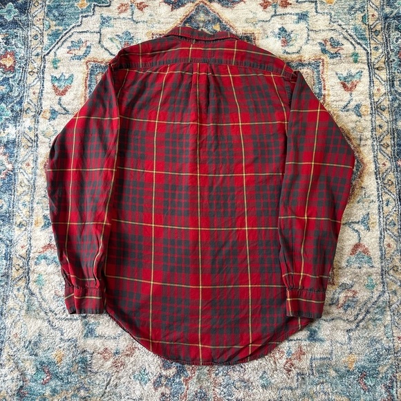 Vintage Polo Ralph Lauren Plaid Buttom-up Shirt Medium - Picture 2 of 7